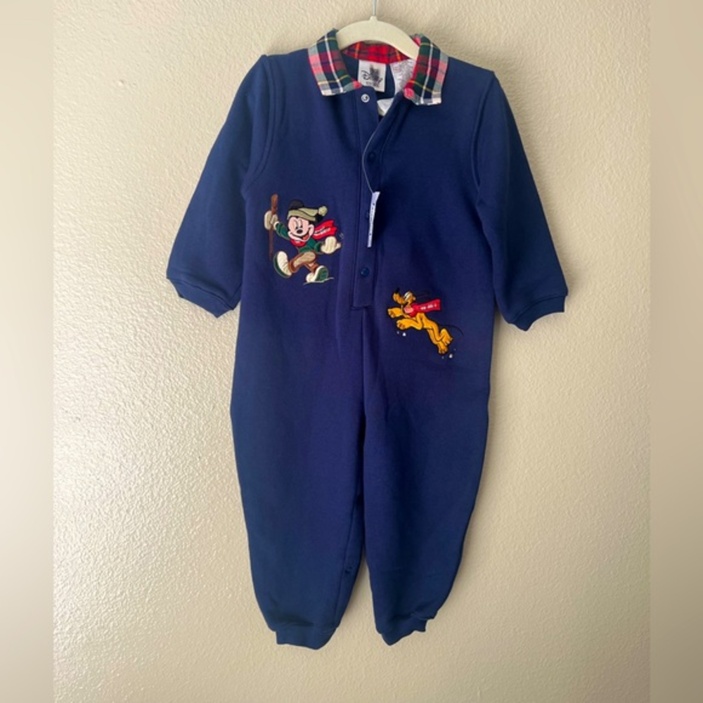 THE DISNEY STORE VTG Mickey and Pluto‎ Onsie